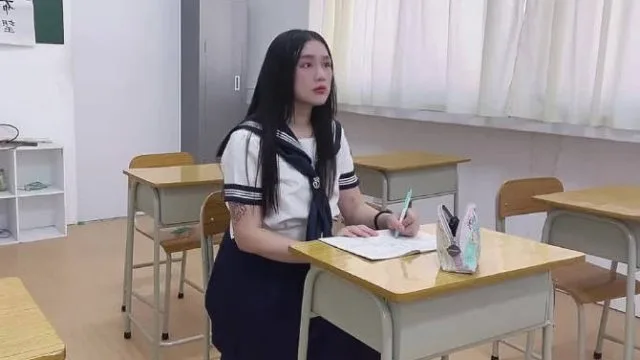 台灣女學生放課後的口爆輔導-嫚嫚