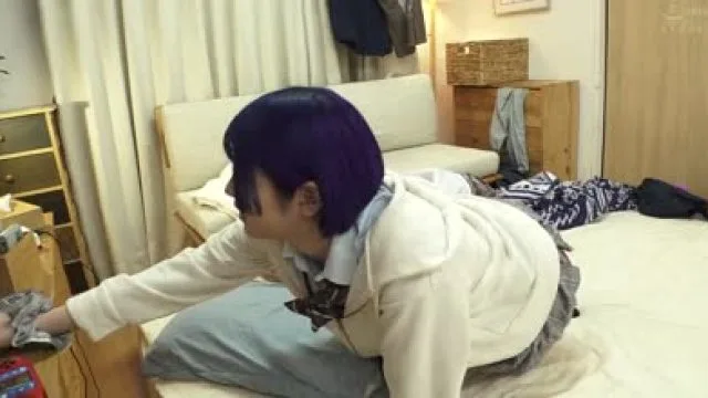 HUNTC-225 ギャル女子○生のたまり場と化したボクの部屋でギャルたちと川の字数珠つなぎFUCK！