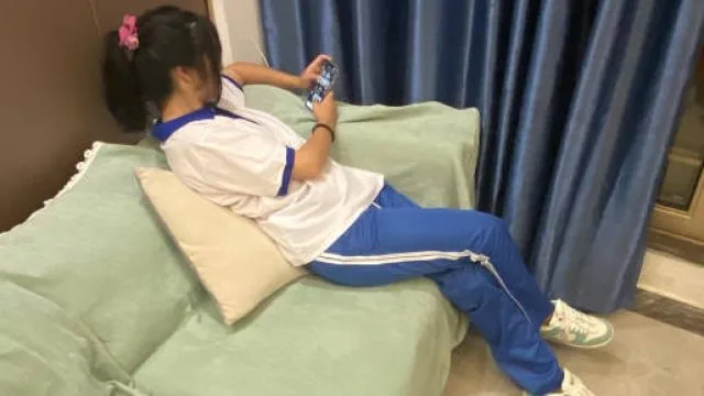 用夹子音边操边叫干爹
