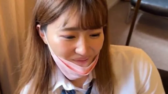 534POK-041 【個人撮影】ギャル風の制服女子とP活_下品な音を響かせてセルフイラマするドMビッチ